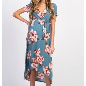 Maternity high low dress